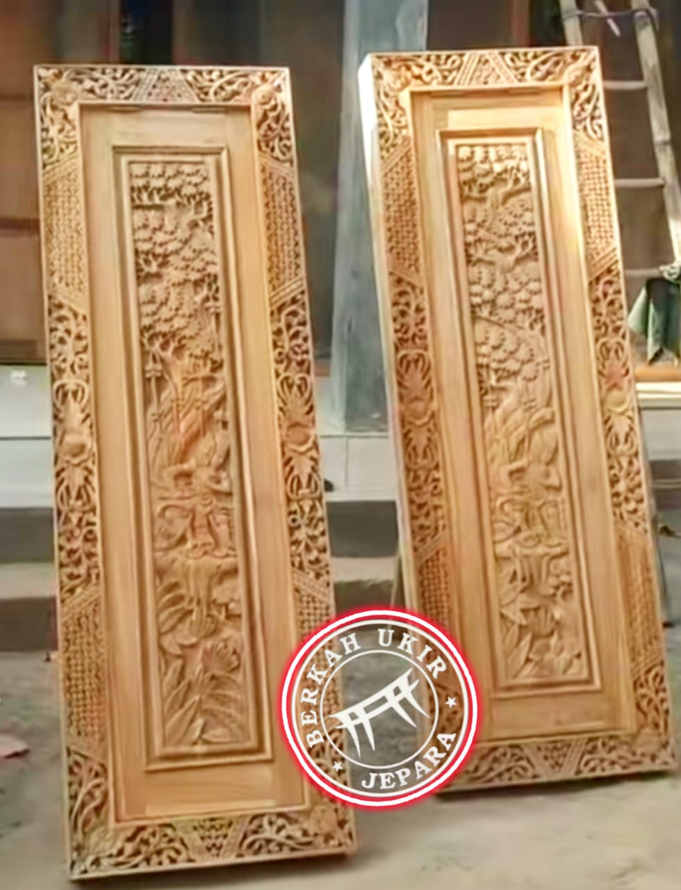 jendeala gebyok minimalis wayang rama shinta