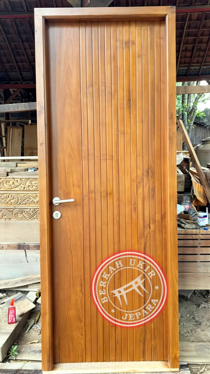 pintu jati minimalis viral